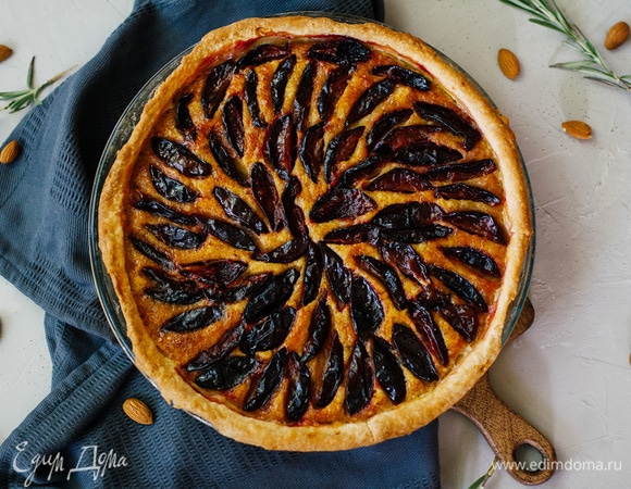 Сливовый пирог с франжипаном Сливовый пирог с франжипаном