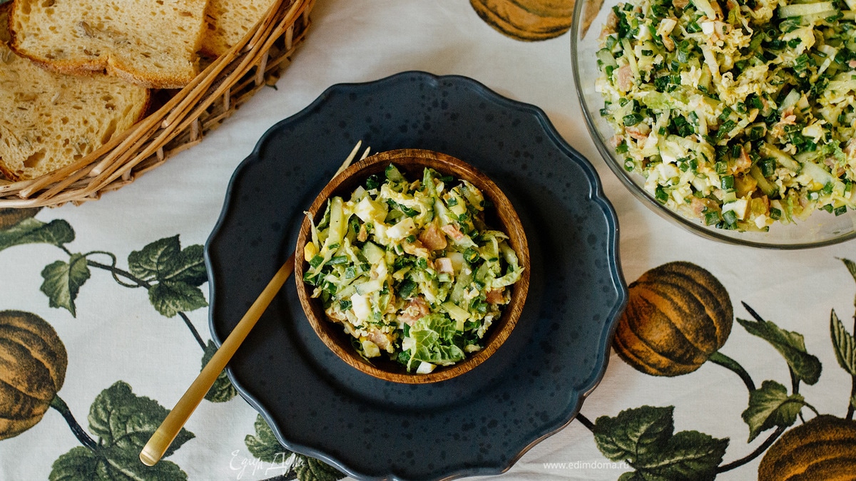 Салат с тунцом и пекинской капустой