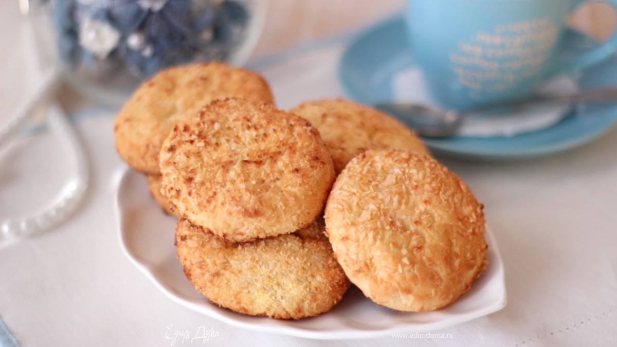 Кокосовые творожники в духовке