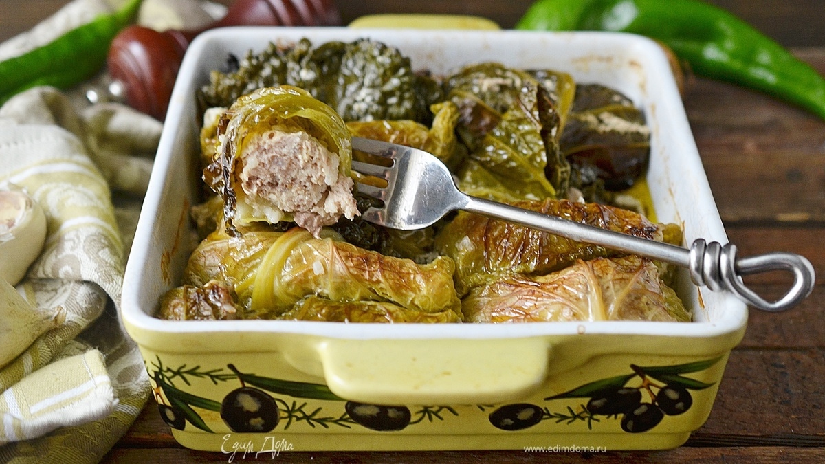 Куриные голубцы с савойской капустой