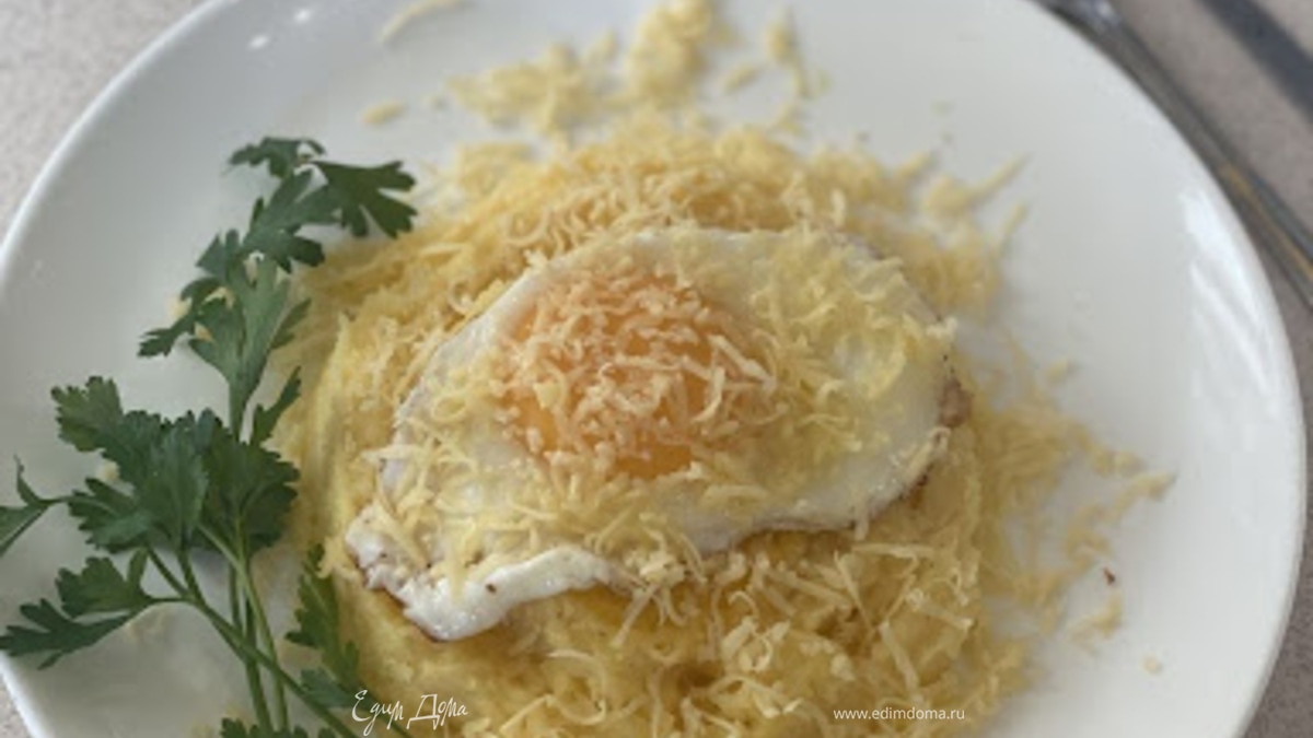 Простой рецепт поленты на завтрак