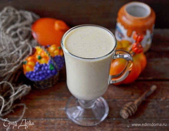 Тыквенный смузи с овсянкой Тыквенный смузи с овсянкой