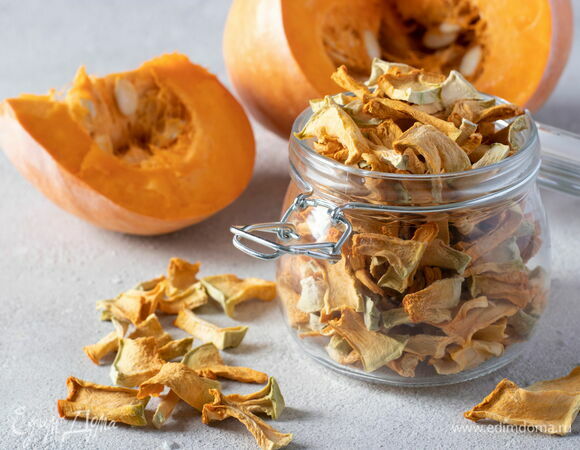 Вяленая тыква в электросушилке Вяленая тыква в электросушилке