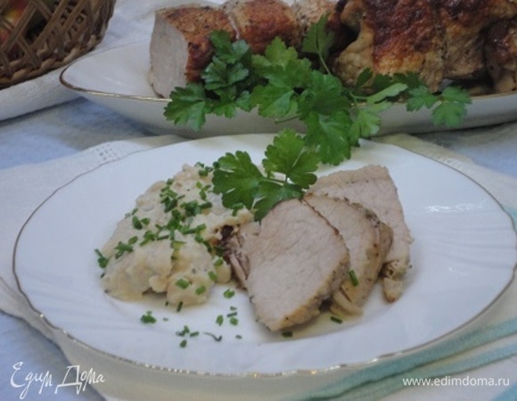 Праздничная свинина с фасолью Праздничная свинина с фасолью