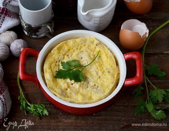 Омлет с фаршем