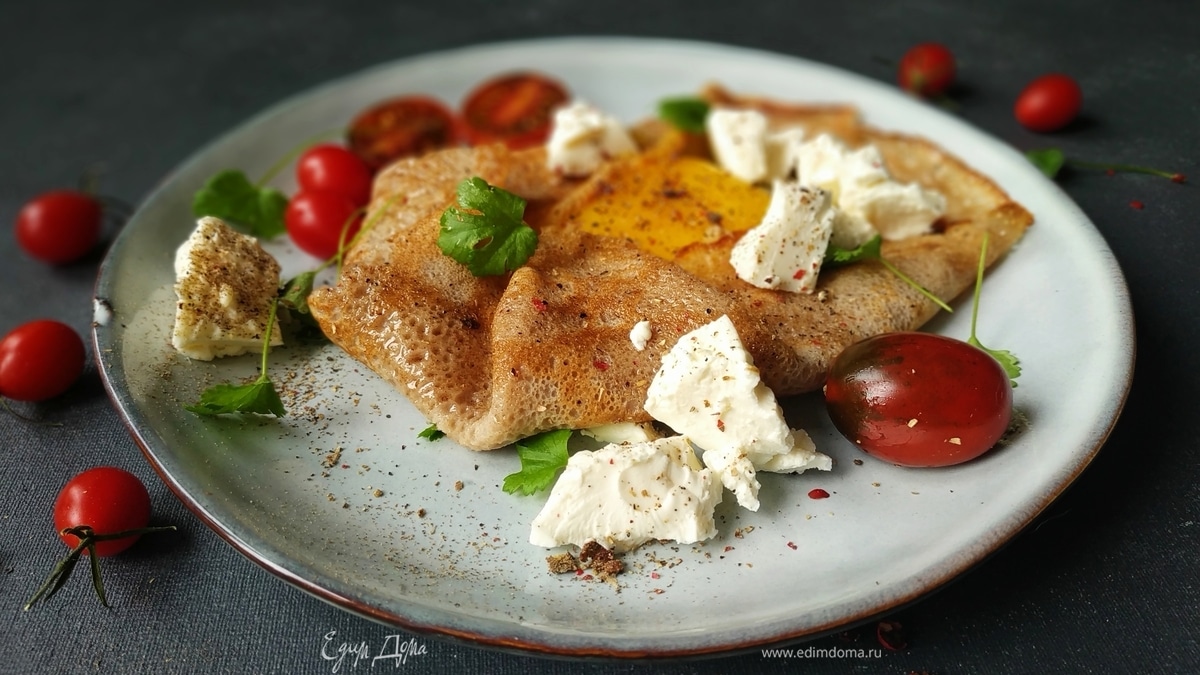 Блины из гречневой муки с яйцом