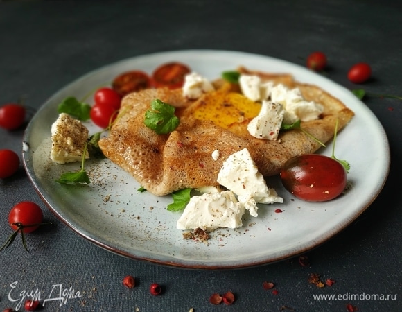 Блины из гречневой муки с яйцом