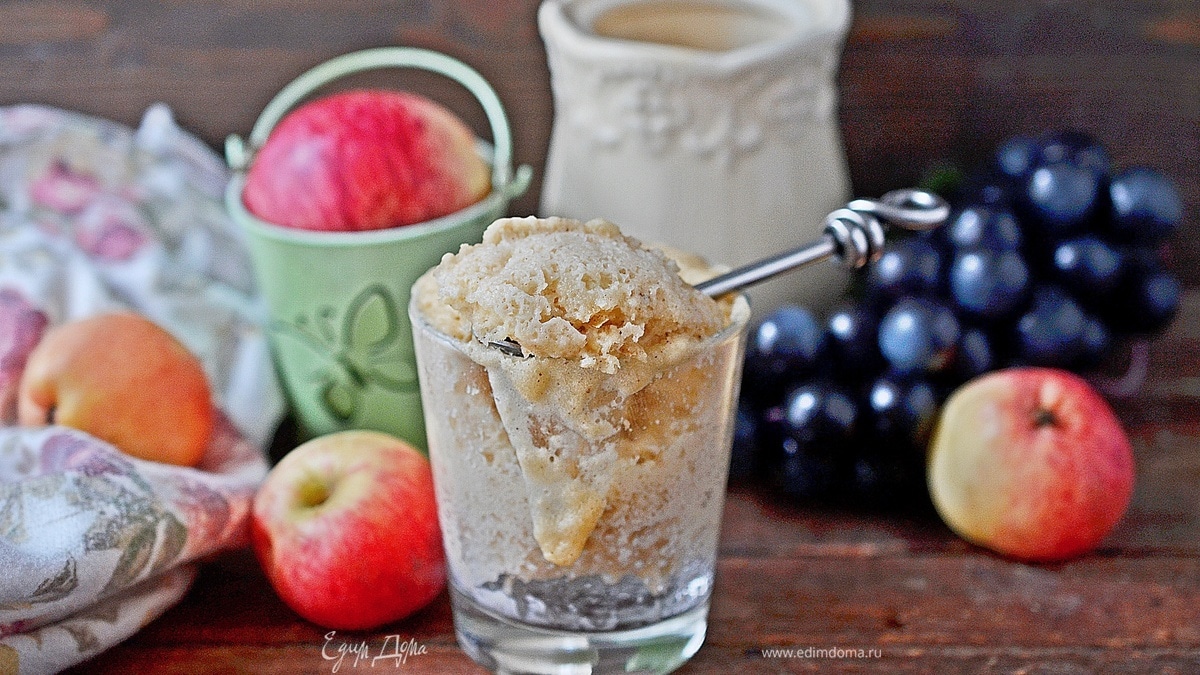 Яблочный пирог в стакане