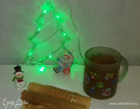 Вафли с апельсиновым соком и пряничными специями