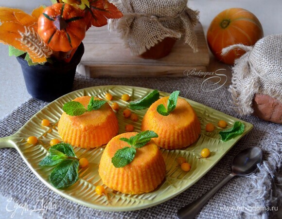 Творожное суфле с тыквой Творожное суфле с тыквой