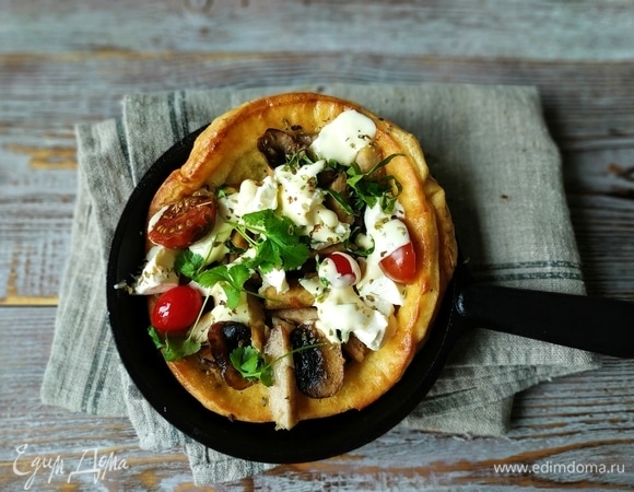 Запеченный блин с начинкой Запеченный блин с начинкой