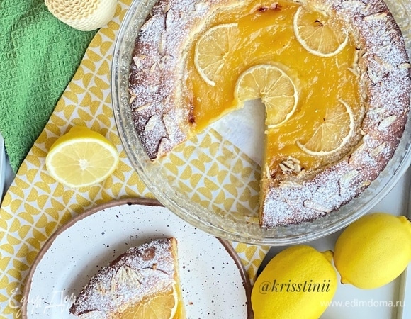Лимонный пирог с рикоттой Лимонный пирог с рикоттой