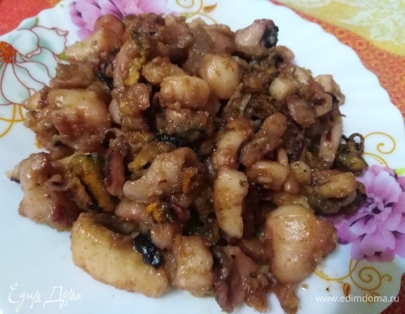 Морской коктейль с чесноком Морской коктейль с чесноком