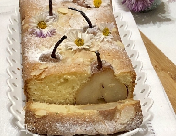 Кекс с грушей