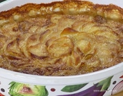 Картофельный гратен с анчоусами и луком