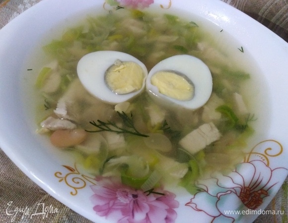 Легкий куриный супчик