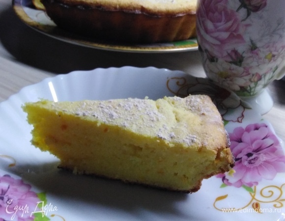 Творожный кекс с апельсином