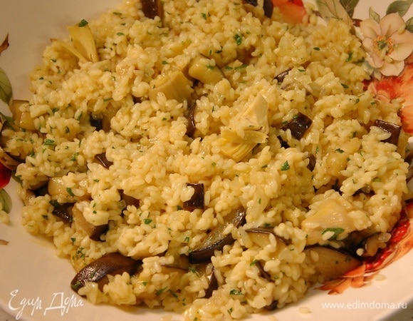 Рис с баклажанами и артишоками Рис с баклажанами и артишоками