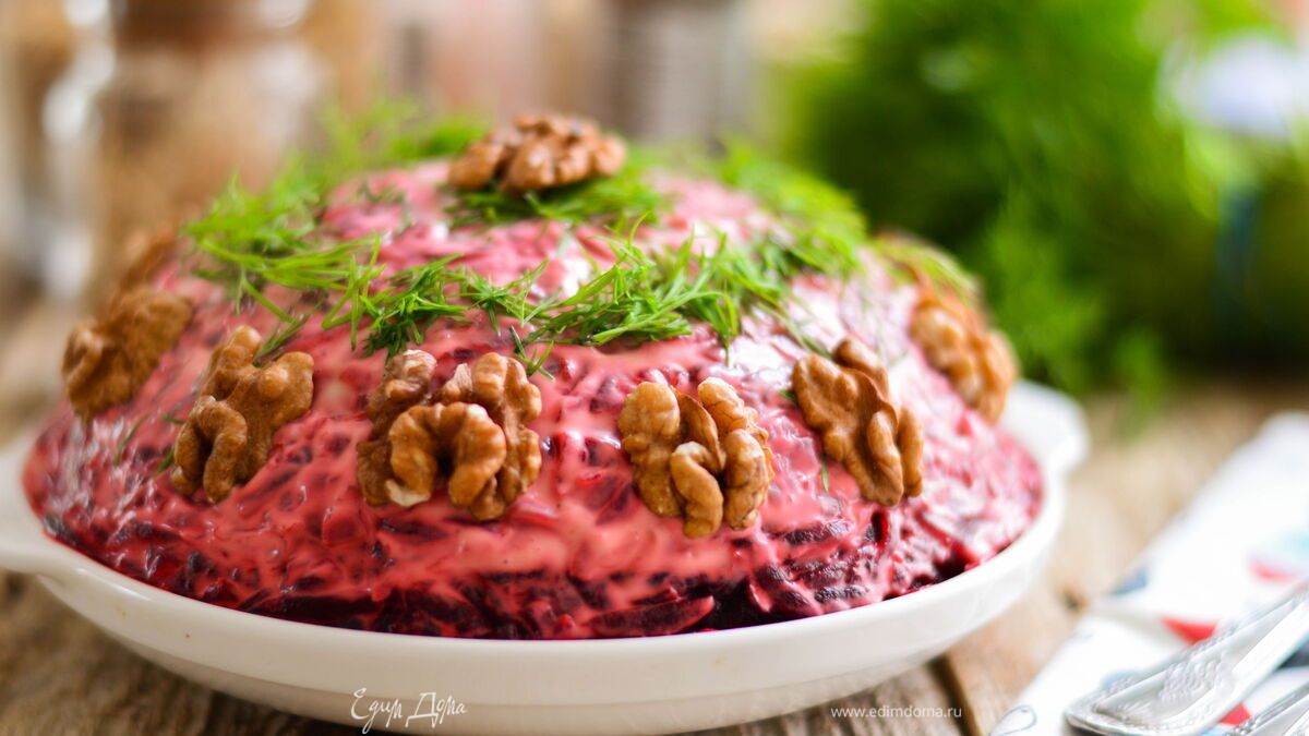 Селедка под шубой с сыром