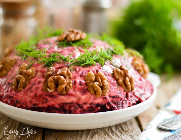 Селедка под шубой с сыром