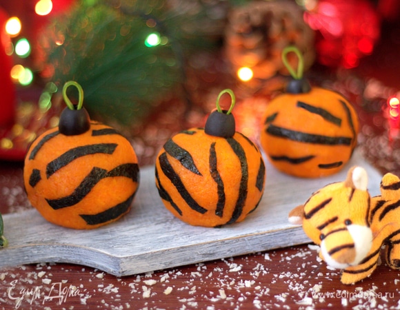 Новогодняя закуска «Тигровые шарики»