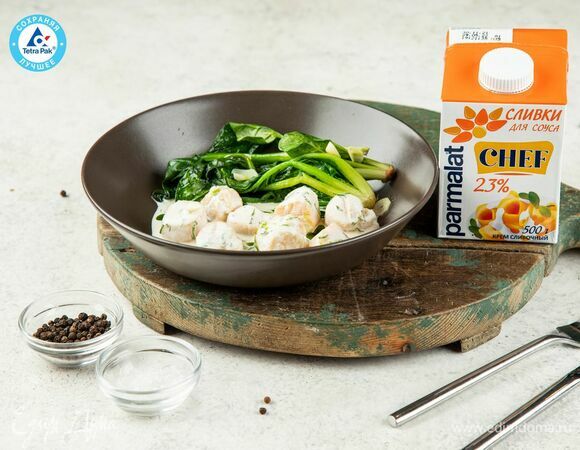 Гребешки в сливочно-чесночном соусе Гребешки в сливочно-чесночном соусе