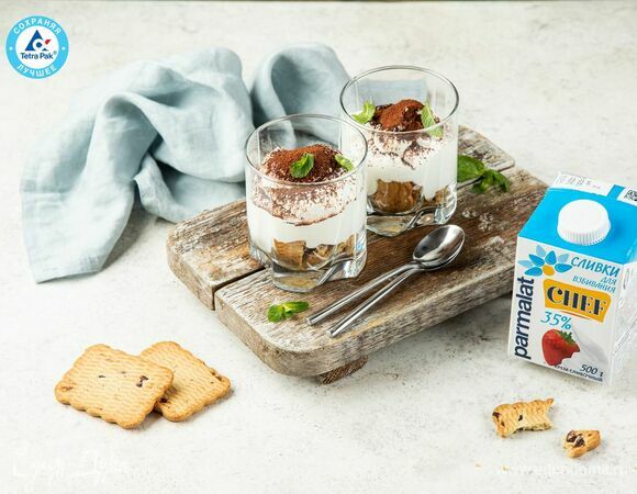 Кофейно-сливочный десерт