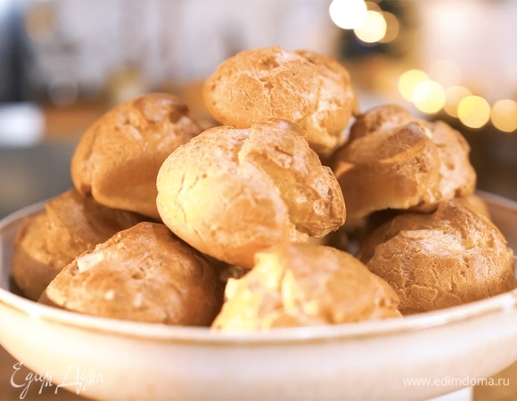 Профитроли с креветочным муссом Профитроли с креветочным муссом