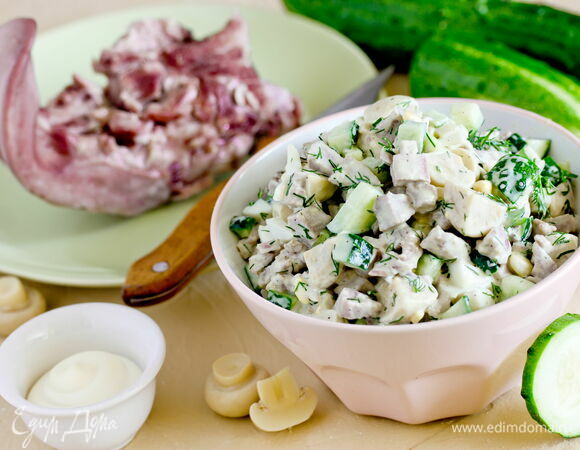 Оливье со свиным языком Оливье со свиным языком