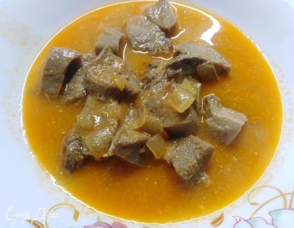 Гуляш из свиного языка Гуляш из свиного языка