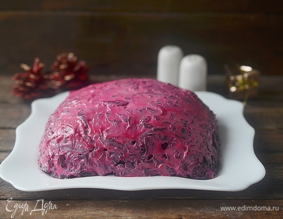 Селедка под шубой с корейской морковкой