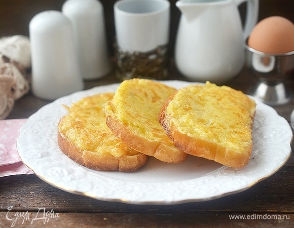 Чесночные гренки с сыром