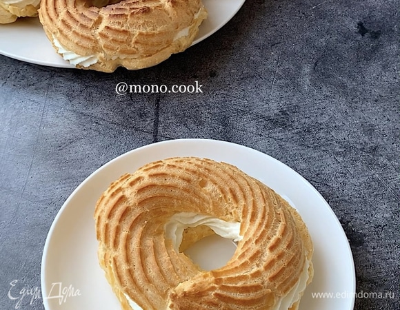 Заварные колечки с творожно-сливочным кремом