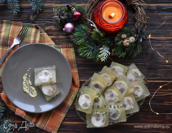 Заливное из курицы