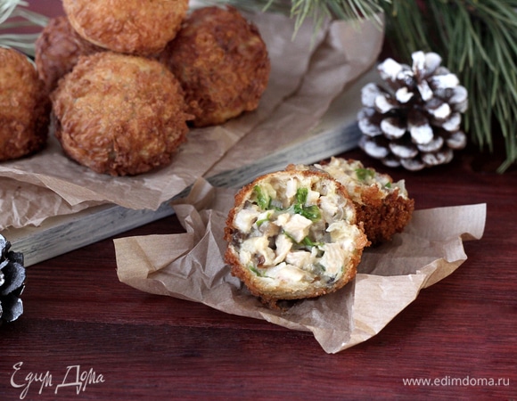 Закусочные шарики-жюльены