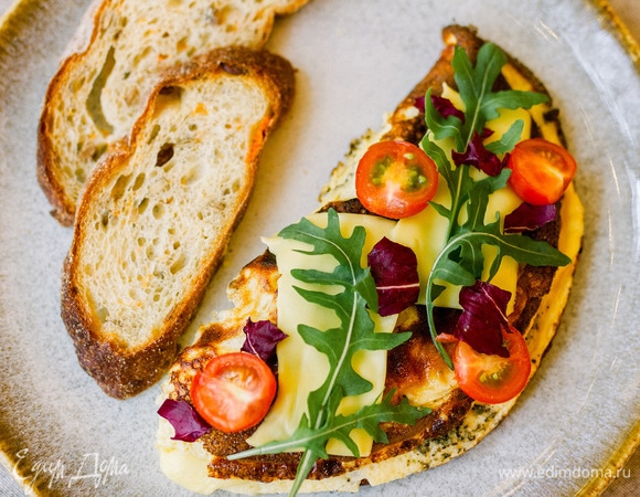 Омлет с сыром