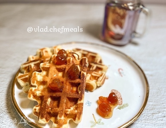 Творожные вафли