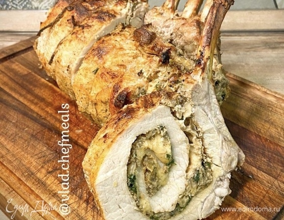 Праздничный рулет из свинины