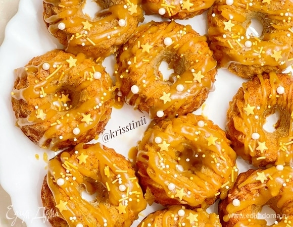 Гречневые кексы с яблоком и бананом Гречневые кексы с яблоком и бананом