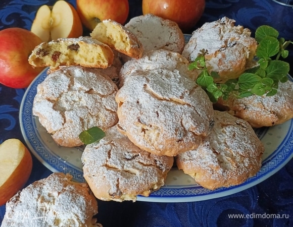 Яблочное печенье с изюмом Яблочное печенье с изюмом