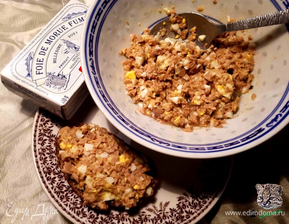 Паштет из печени трески