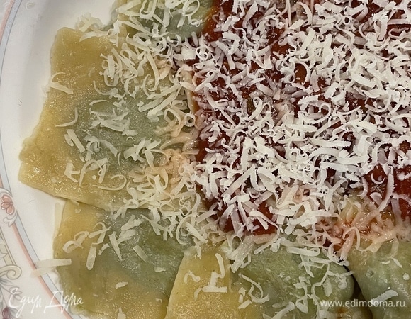 Равиоли с рикоттой и шпинатом