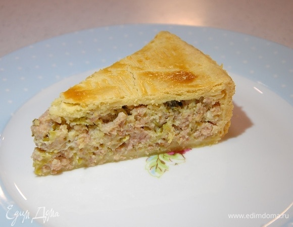 Мясной пирог с кабачками и сыром Мясной пирог с кабачками и сыром