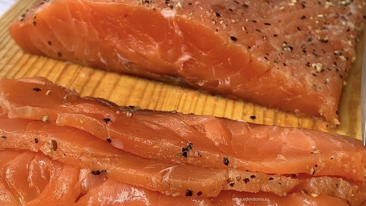 Слабосоленый лосось без сахара