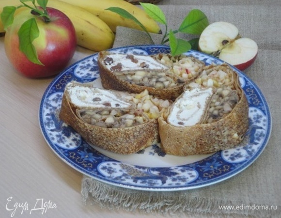 Блинный рулет «Три в одном»