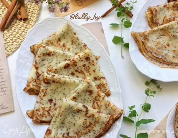 Блинчики с маком Блинчики с маком