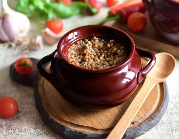 Постная гречка в горшочках Постная гречка в горшочках