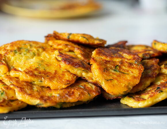 Постные оладьи из кабачков Постные оладьи из кабачков