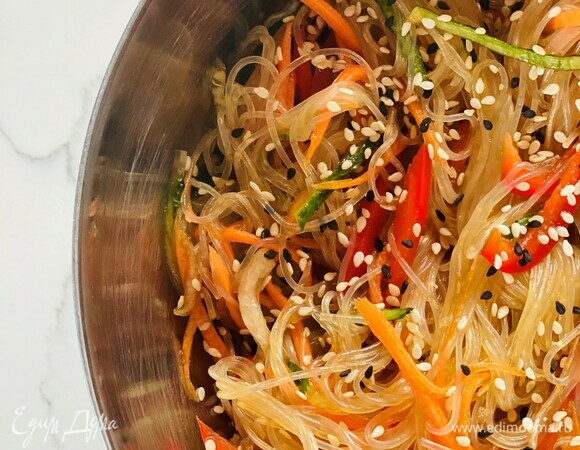 Фунчоза с овощами