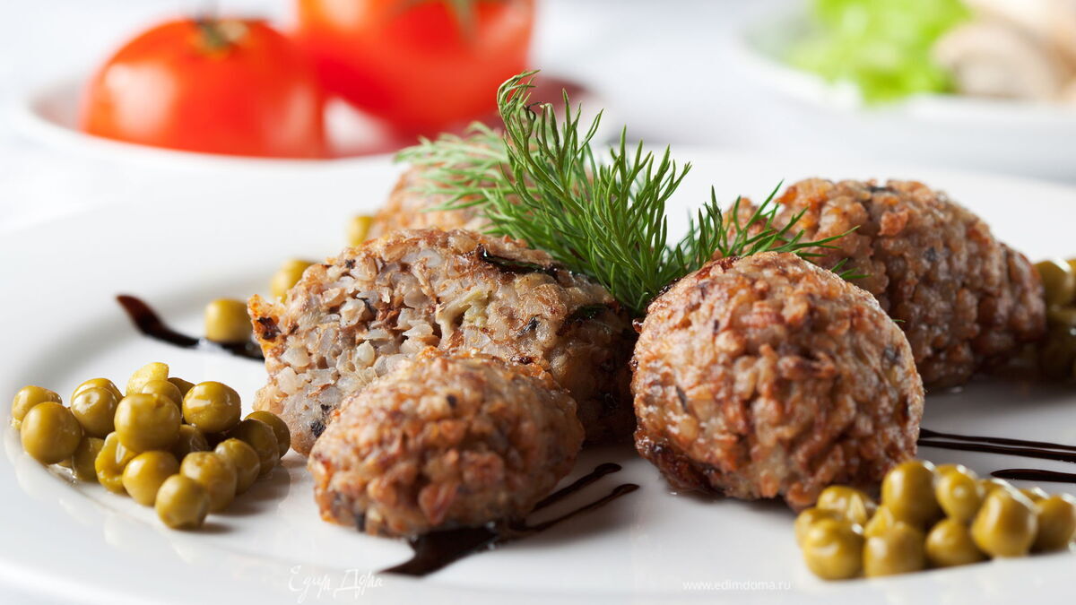 Постные гречаники